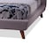 Baxton Studio Jonesy Mid-century Beige Upholstered Full Size Platform Bed 120-6703 - alternate 2